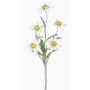 Edelweiss artificiel SOPHIA, blanc, 40cm, Ø5-6cm
