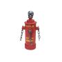 Décoration d'Halloween : bouche d'incendie SPRINKY avec tête de mort, rire effrayant, fonction de mouvement, LED, 28 cm