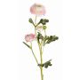 Renoncule artificielle NOEMIE, rose, 65cm, Ø4-8cm
