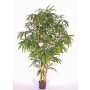 Arbre artificiel bambou NARUTO, vrais troncs, vert, 180cm