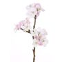 Branche de pommier fleurie en tissu OCHUKO, blanc-rose, 35cm