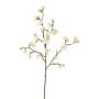 Fausse branche de pommier en fleurs SADAKA, crème, 70cm