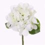 Hortensia synthétique CHIDORI, blanc-vert, 30cm, Ø13cm