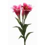 Lys de Pâques artificiel ERISA, fuchsia, 75cm, Ø8-11cm
