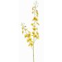Tige d'orchidée Oncidium artificielle TALIAH, jaune, 85cm, Ø3-4cm