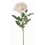 Fausse rose JANINE, crème-fuchsia, 70cm, Ø12cm