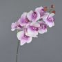 Tige d’orchidée Phalaenopsis artificielle ENISA, rose-blanc, 45cm, Ø7cm