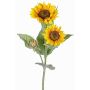 Tournesol artificiel LUPATA, jaune, 90cm, Ø11-14cm