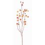Branche de cynorhodon artificiel GERDA, avec fruits, orange, 110cm