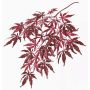 Branche d'érable du Japon artificiel DIRK, ignifuge, rouge, 70cm