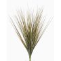Carex artificiel AMILO, sur piquet, vert-brun, 65cm