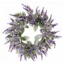 Couronne de lavande artificielle LODOS, violet, Ø30cm