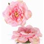 Fleur de rose en soie SASKIA, flottante, rose, 5cm, Ø15cm