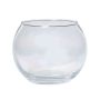Photophore boule en verre TOBI OCEAN, transparent, 8,5cm, Ø11cm