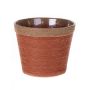 Corbeille à plantes NERIONKO, terracotta-beige, 16cm, Ø19cm