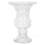 Vase sur socle « SONJA », en verre, transparent, 34 cm, Ø 25 cm