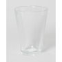Vase décoratif ANNA OCEAN, forme conique, verre, transparent, 15cm, Ø11cm