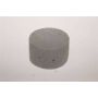 Mousse cylindrique ANWAR, gris, 5cm, Ø8cm