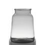 Verre recyclé pour bougies QUINN EARTH, transparent-vert, 30cm, Ø23cm