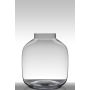 Vase décoratif GEORGIA EARTH, en verre, transparent, 43 cm, Ø 38 cm
