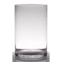 Vase en verre avec petites bulles SANUA, cylindre, transparent, 30cm, Ø19cm