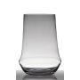 Vase transparent pour fleurs SHANE en verre, 35cm, Ø25,5cm