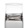 Grand verre pour bougie SANYA EARTH, transparent, 7cm, Ø9cm