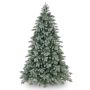 Sapin synthétique PARIS SPEED, givré, bleu, 215cm, Ø155cm
