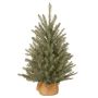Mini sapin de Noël artificiel NUUK, bleu, 60cm, Ø40cm