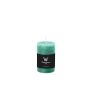 Bougie bloc pour photophore AURORA, vert menthe, 9cm, Ø5,8cm, 30h - Fabriquée en Allemagne