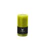 Bougie rustique pour photophore AURORA, vert pomme, 13cm, Ø6,8cm, 54h - Made in Germany