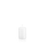 Bougie pilier MAEVA, blanc, 8cm, Ø5cm, 18h - Made in Germany