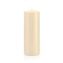 Bougie pilier MAEVA, crème, 20cm, Ø7cm, 103h - Made in Germany