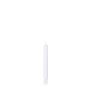 Bougie décorative CHARLOTTE, blanc, 18,5cm, Ø2,1cm, 6,5h - Made in Germany