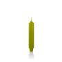 Bougie de table ARIETTA, vert, 16,4cm, Ø2,8cm, 6h - Made in Germany