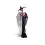 Décoration Halloween Clown d'horreur BUTCH avec tête de mort, LEDs, 210cm
