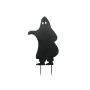 Décoration d'Halloween Silhouette Fantôme SPOOKY GHOST, métal, noir, 75 cm