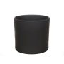 Cache-pot en céramique MATTIS, gris-noir, 26cm, Ø28cm