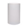 Vase cylindrique en verre SANYA EARTH, blanc, 21cm, Ø14cm