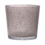 Pot à plantes en verre ALENA GRANIT, granit gris, 11cm, Ø11,5cm