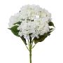 Branche artificielle Hortensia BUNDY, blanc, 65cm