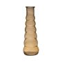 Vase étroit MAYRIN en verre, beige-brun-transparent, 18cm, Ø5cm