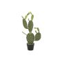Cactus artificiel figuier de barbarie SILVANO, vert, 75cm