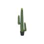 Cactus colonnaire en plastique DARION, vert, 115cm
