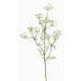 Branche d'aneth artificielle WINCENT, blanc, 80cm, Ø5-7cm