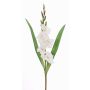 Glaïeul artificiel ELEA, blanc, 85cm, Ø3-10cm