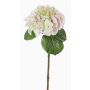 Hortensia artificiel CHIDORI, crème-rose-vert, 60cm, Ø18cm