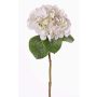 Hortensia artificiel CHIDORI, blanc-vert-violet, 60cm, Ø18cm