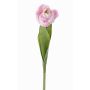 Tulipe artificielle ROMANA, rose, 45cm, Ø6cm