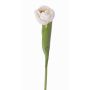 Tulipe artificielle ROMANA, blanc, 45cm, Ø6cm